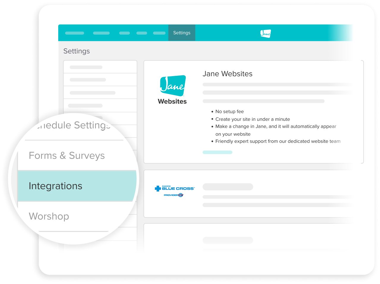 Jane Open Source Software AI Website Builder for Clinics — Sync with Jane | Jane