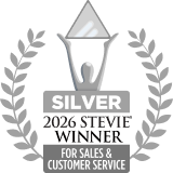 Silver 2026 Stevie Winner for Sales & Customer Service