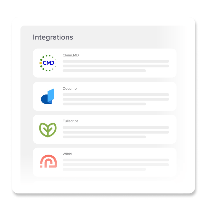 Integrate your favorite software and services directly into your Jane account so you can do more, all in one place